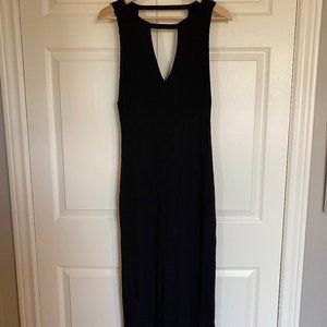 Urban Outfitters Ribbed Cut-Out Midi Dress Size L